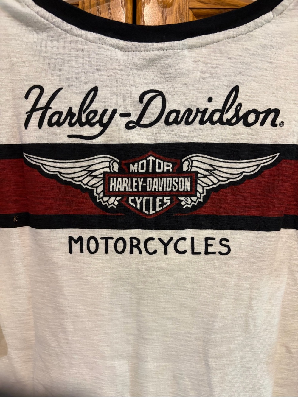 Harley-Davidson White & Red Logo T-Shirt